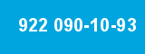 922 090-10-93 922 090-10-93